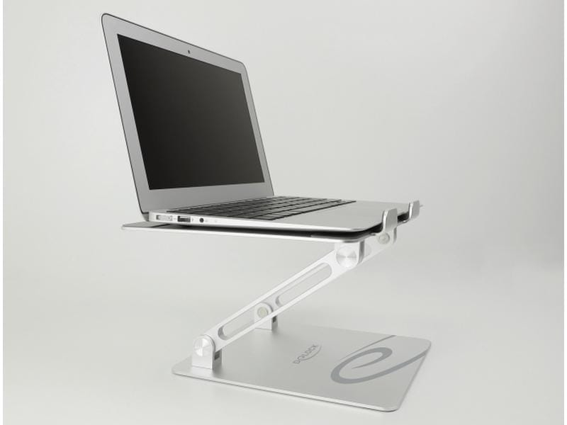 Delock Standfuss für Tablet und Notebook Delock Tablet und Notebook Standhalterung verstellbar Aluminium