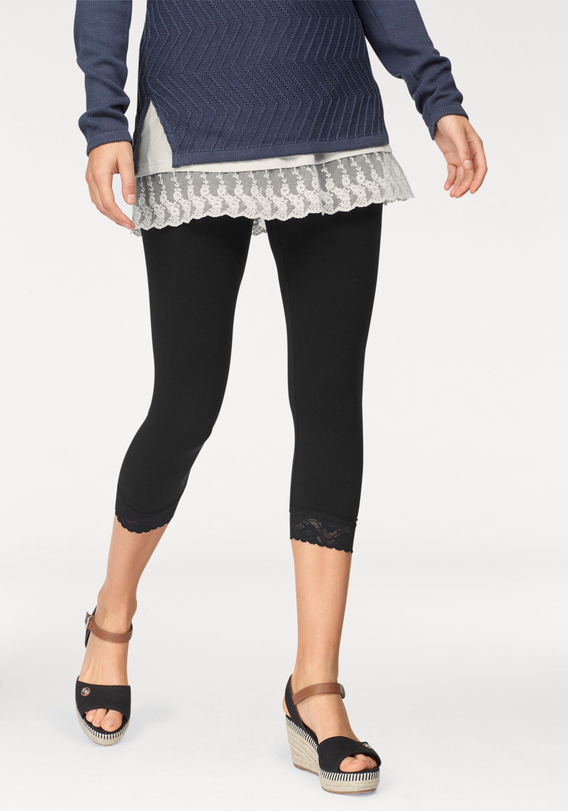 Boysen's Leggings  mit Spitze