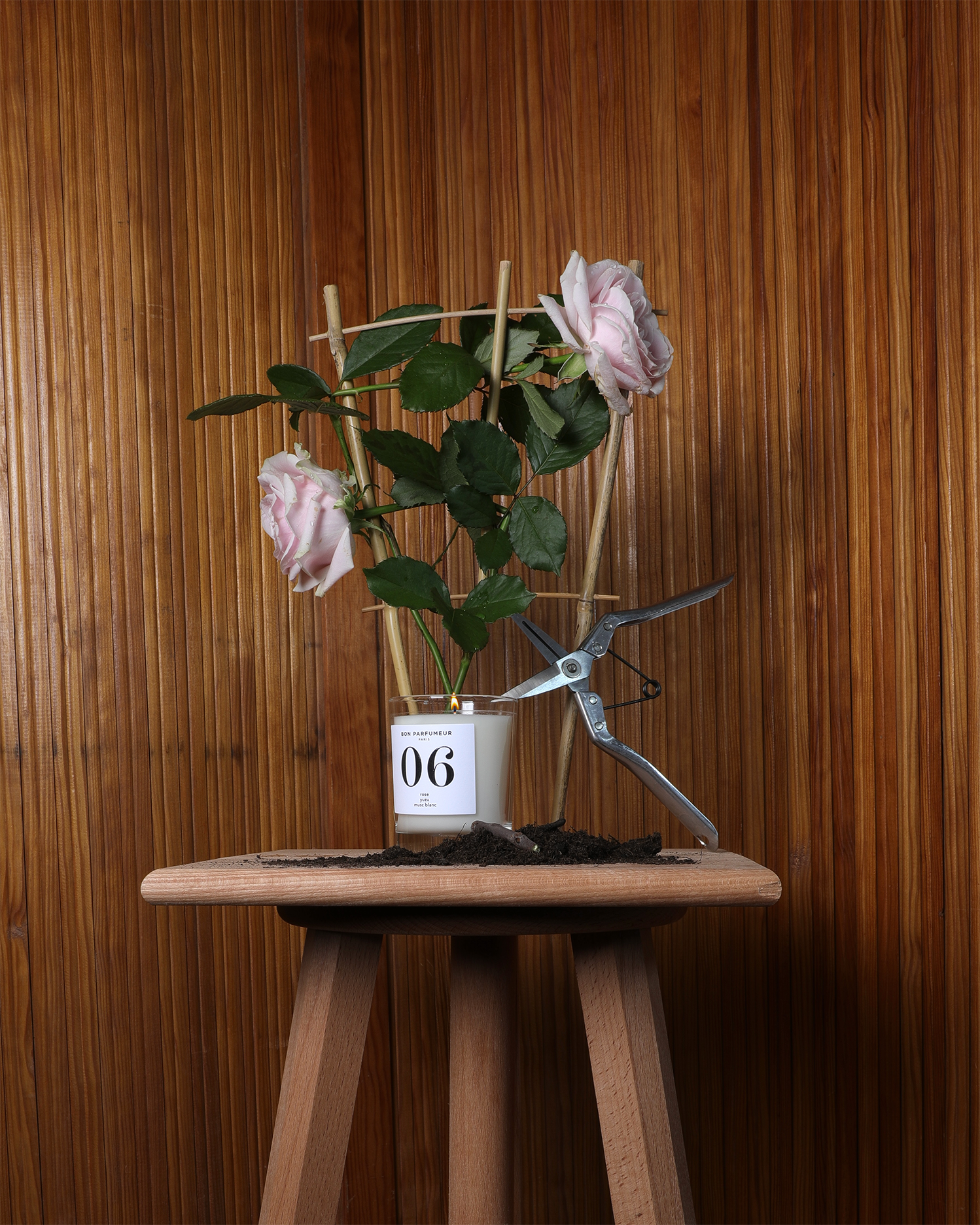 06 rose yuzu musc blanc - Bougie |
