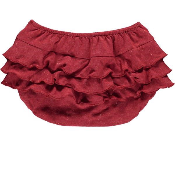 Red Gold Lurex Poppy Shorts/Bloomers - MarMar