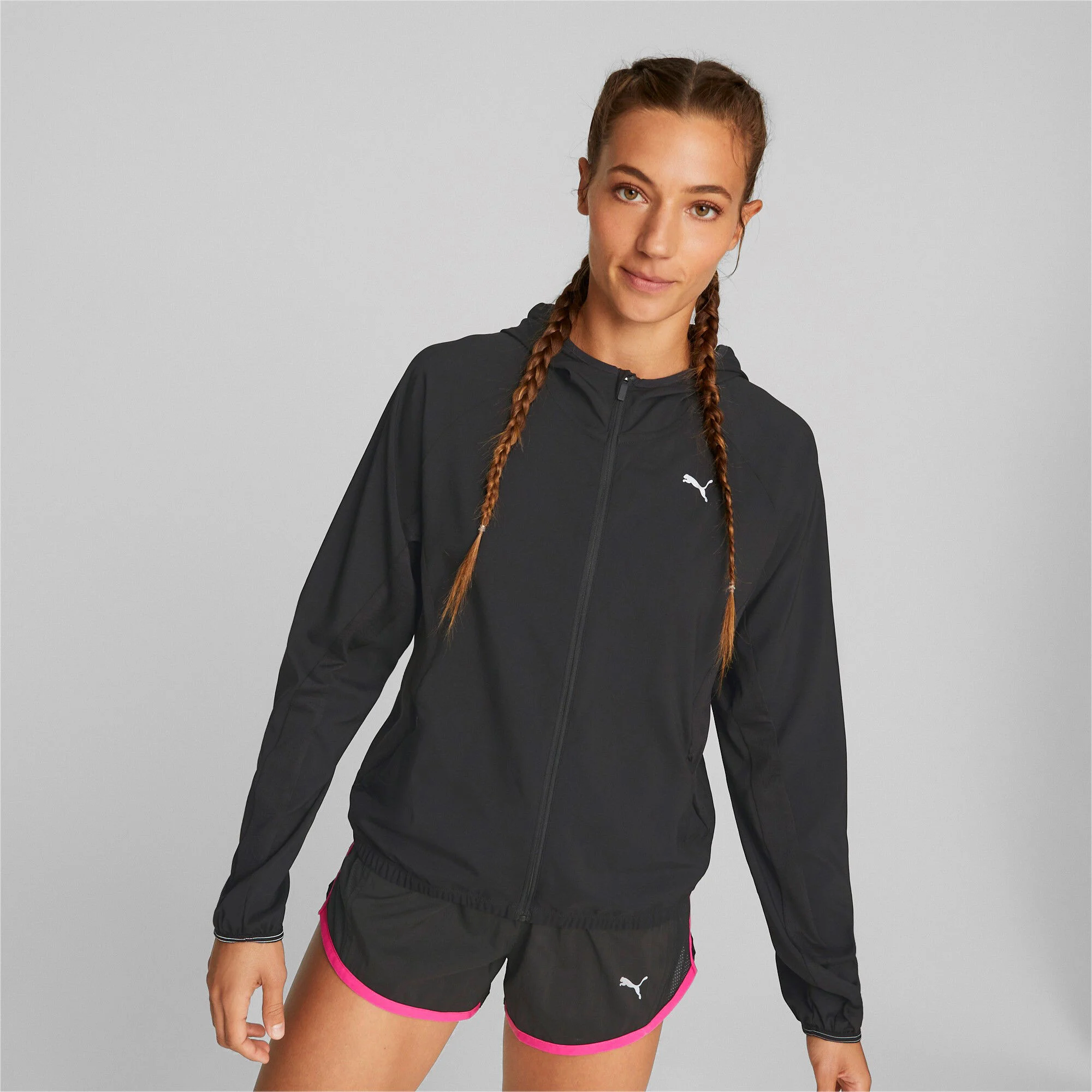 Puma Run Lightweight Veste Running Femmes - Noir