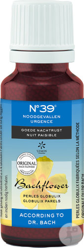 Fleurs de Bach N°39 Urgence Perles Globulix Nuit 20g