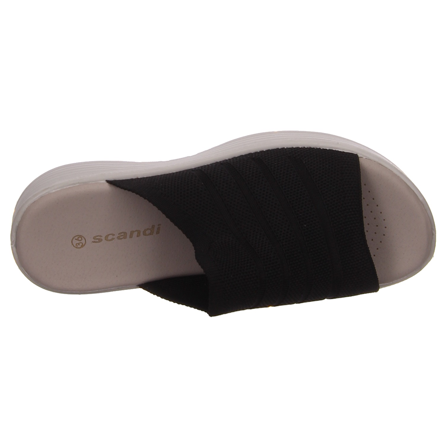 Scandi Pantolette schwarz schwarz
