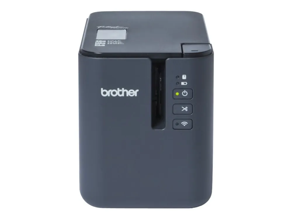 Brother PT-P950NW - Etiketprinter - termo transfer - Rulle (3,6 cm) - 360 x 720 dpi - op til 60 mm/sek. - USB 2.0, LAN, Wi-Fi(n) - cutter
