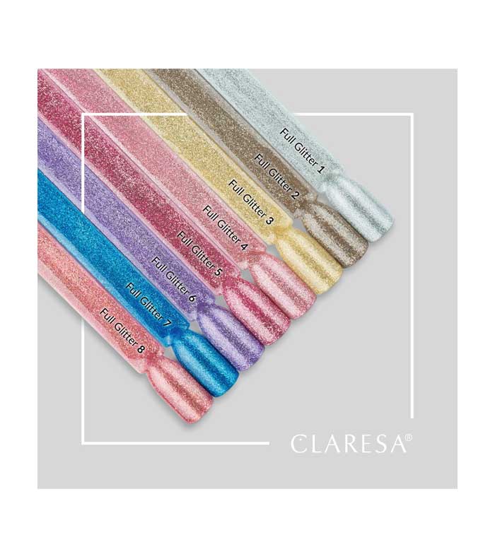 Claresa - Esmalte semipermanente Soak off - 08: Full Glitter