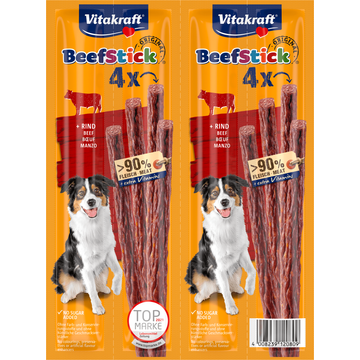 Vitakraft Beefstick Original Rund 4 Stuks 48 g