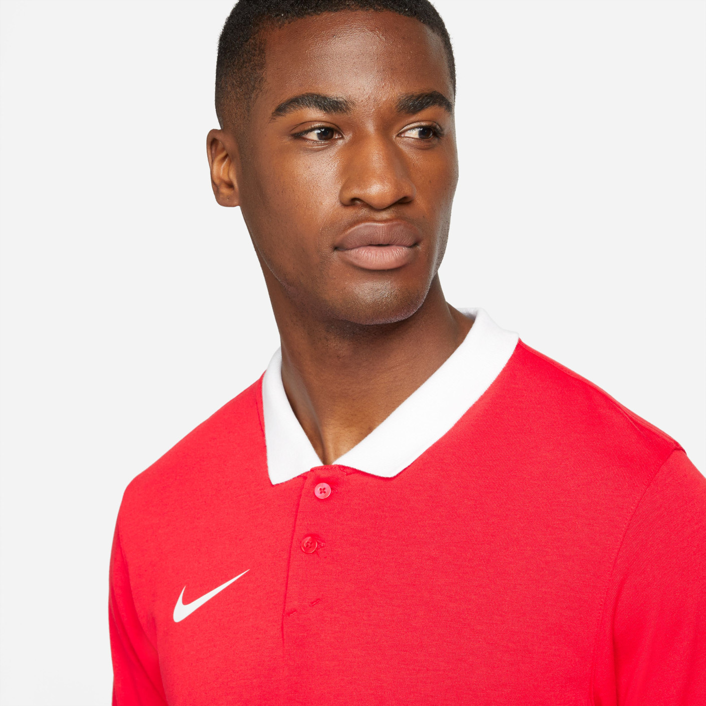 Nike Park 20 Polo Rood Wit