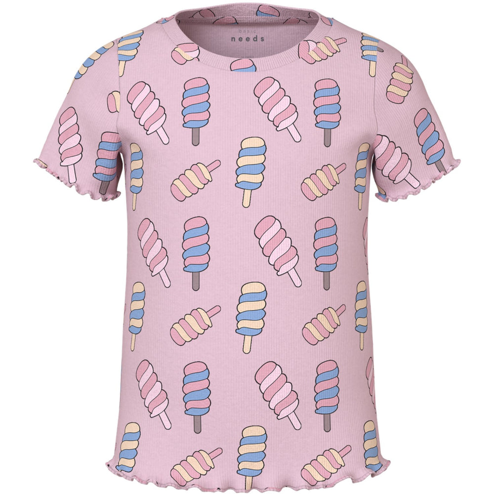 Køb Name It Ballerina Icecream Vemma AOP Slim T-Shirt