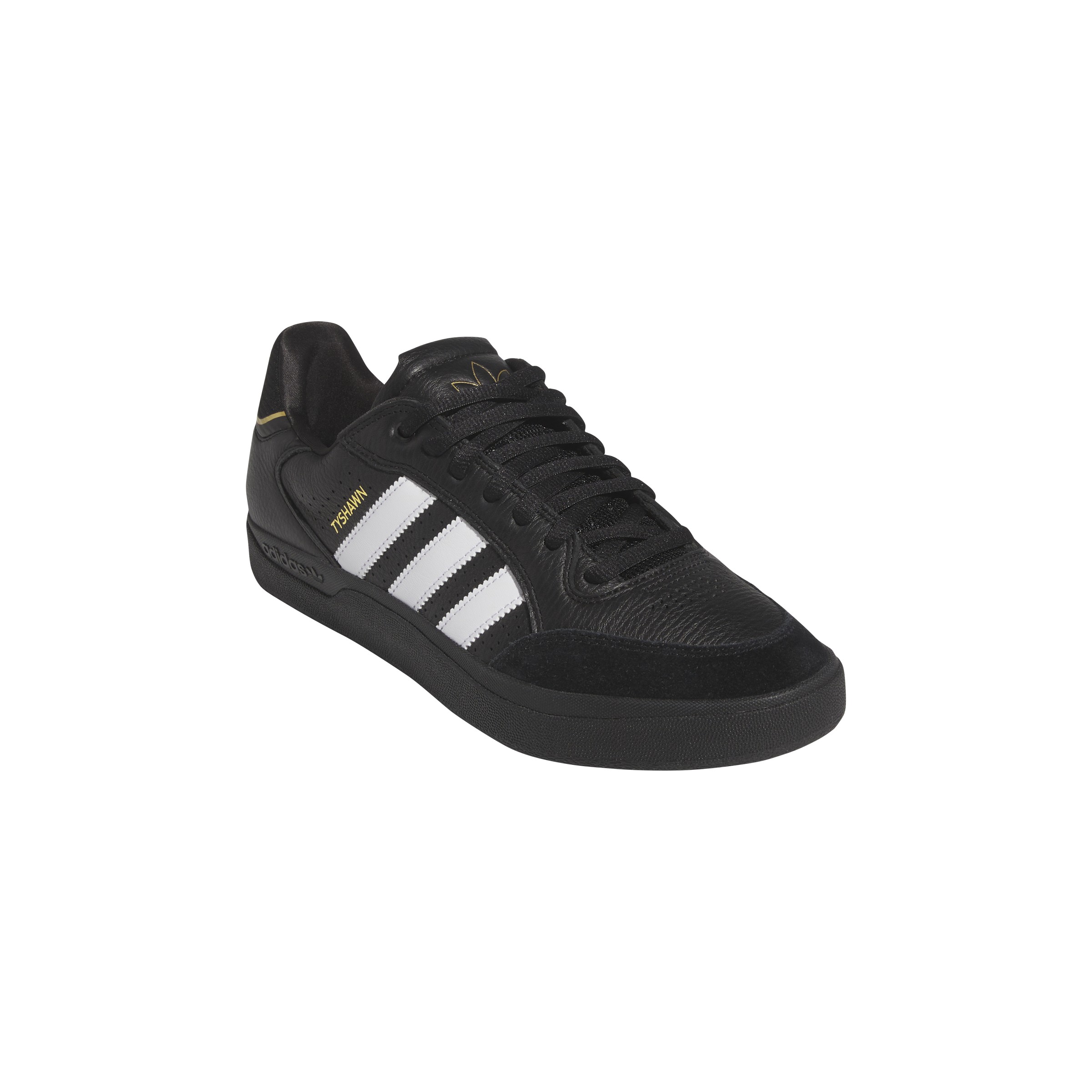 Adidas Skateboarding Tyshawn Low Core Black Cloud White Gold Metallic 7 US / 40 EU