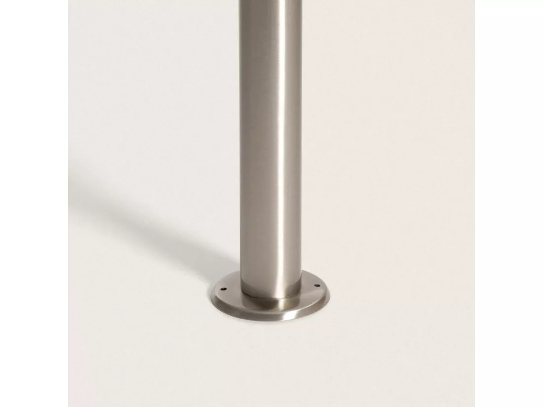 Balise Extérieure sur Pied Solaire LED 50cm Aluminium Ashier Argent
