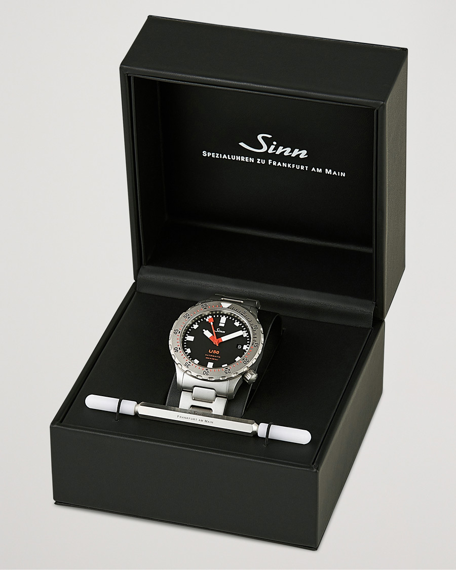 Sinn U50 Diving Watch 41mm Black Dial