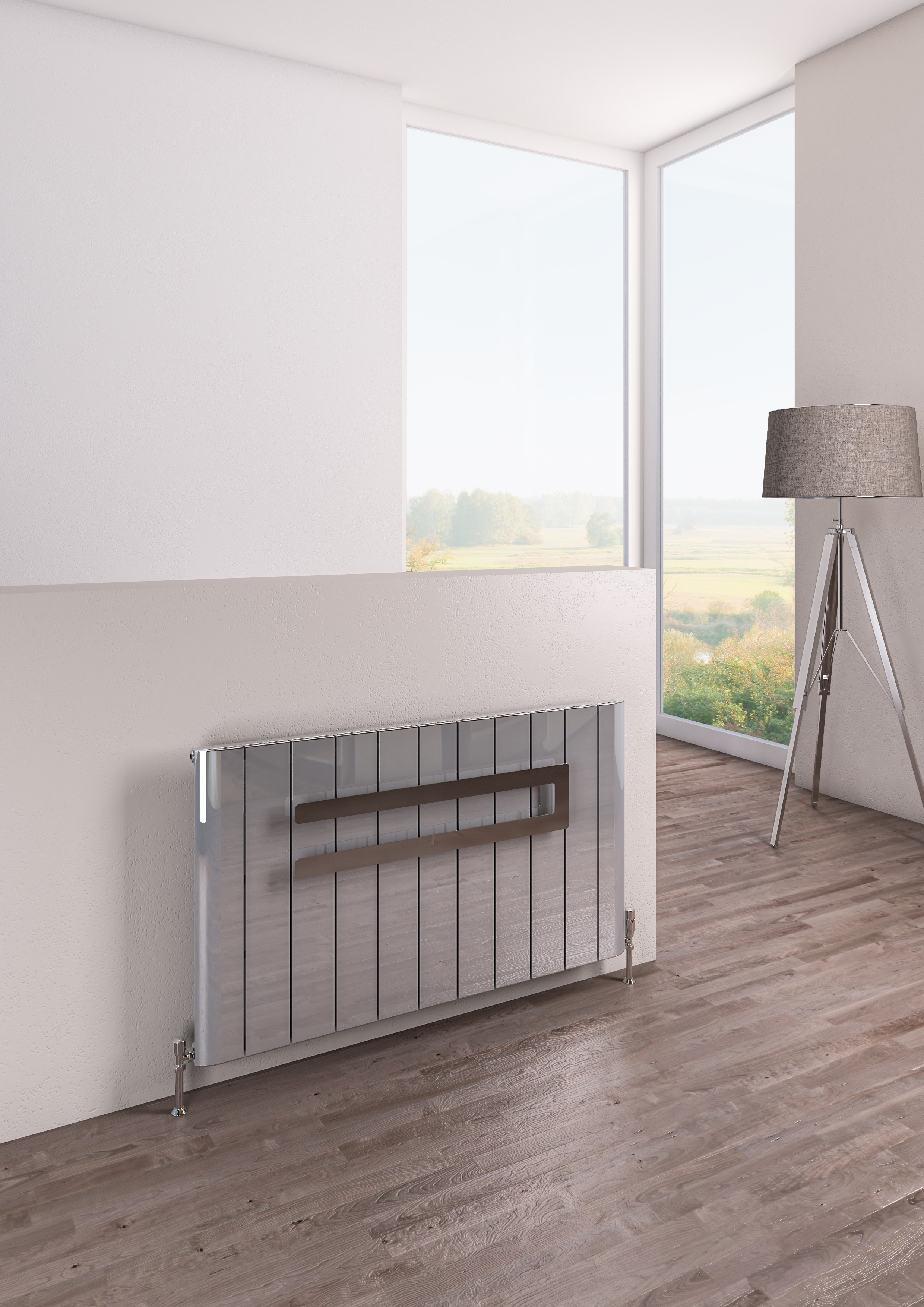 Eastbrook Peretti radiator 60 x 104cm 1184 watt aluminium