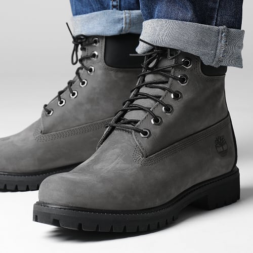Boots Timberland Premium 6 Inch Waterproof A62BH Medium Grey Nubuck