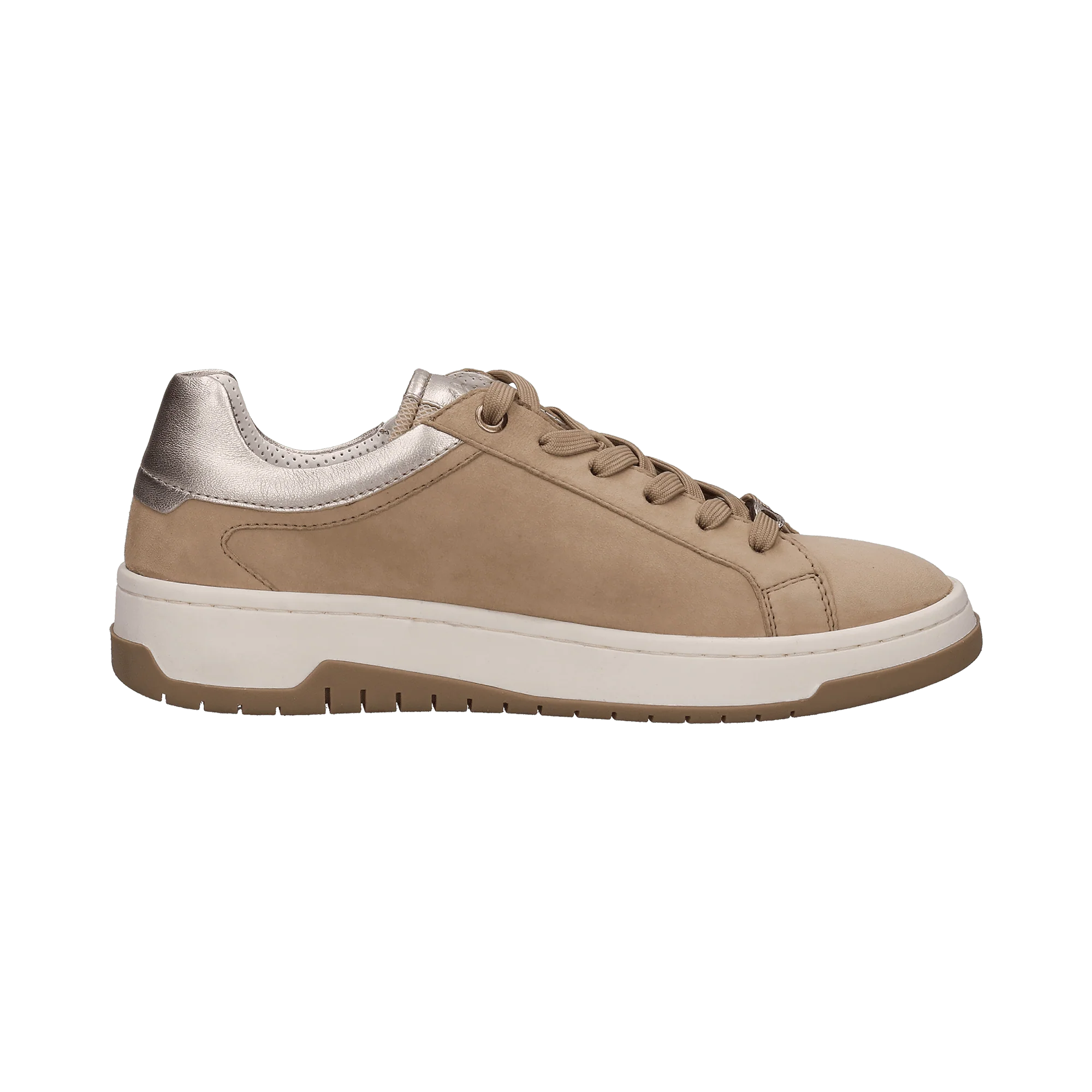 Leder Sneaker beige