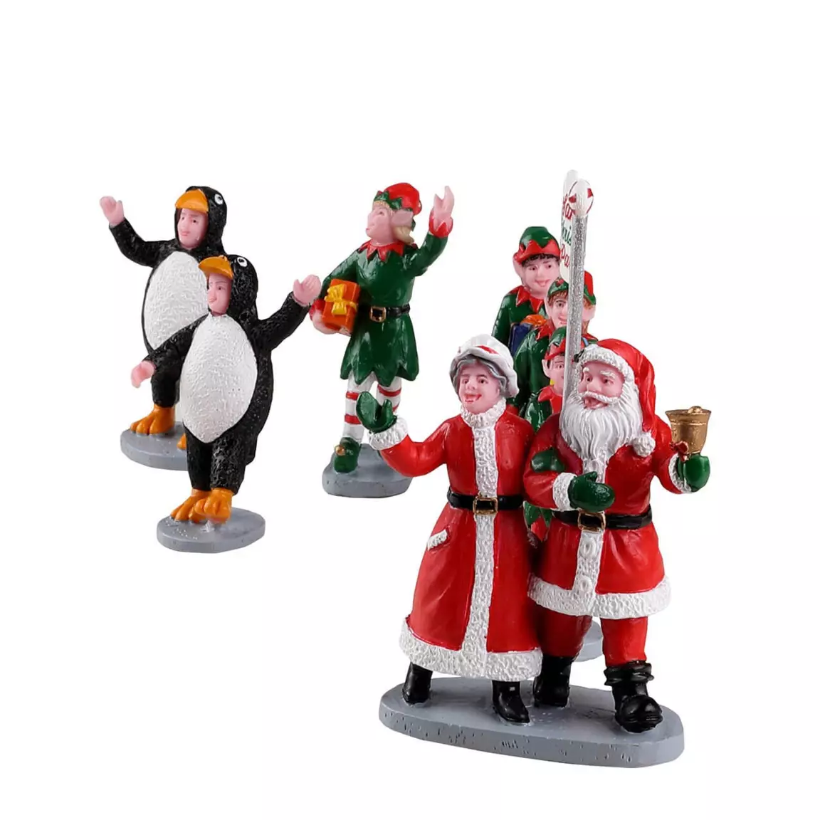 Personnages Lemax Le défilé des lutins