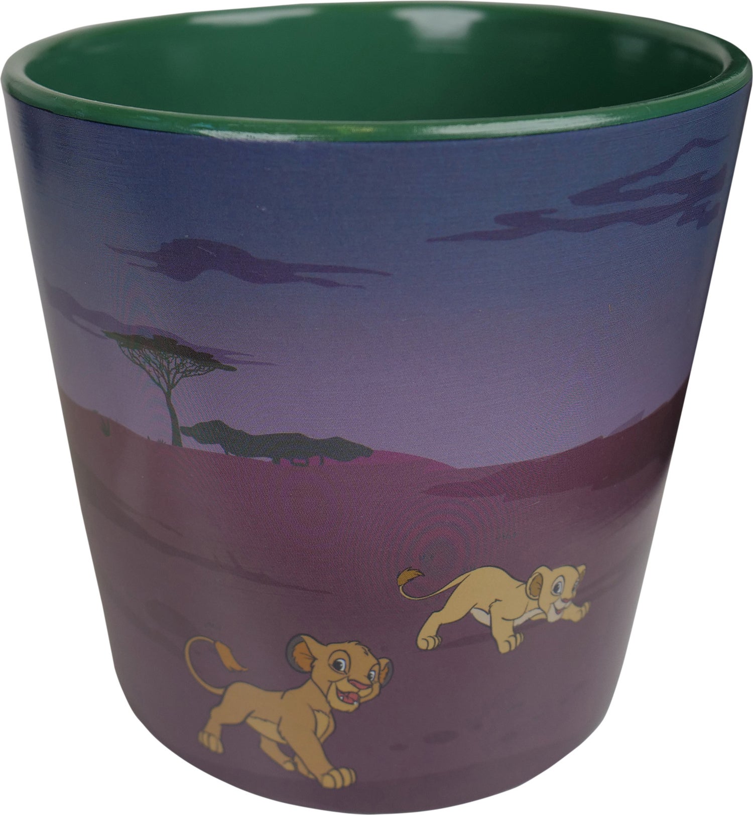 Disney bloempot Leeuwenkoning paars D 14,5 H 14 cm