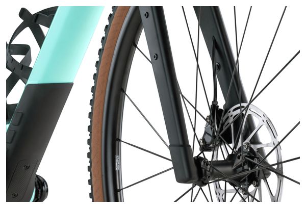 Vélo de Gravel BMC URS 01 LT Two Sram Rival eTap AXS / GX Eagle AXS 12V 700 mm Bleu Vert Minty Aqua 2024