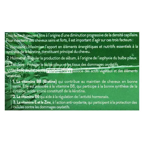 René Furterer Vitalfan Antichute Cheveux Clairsemés Progressive Lot de 3 x 30 capsules