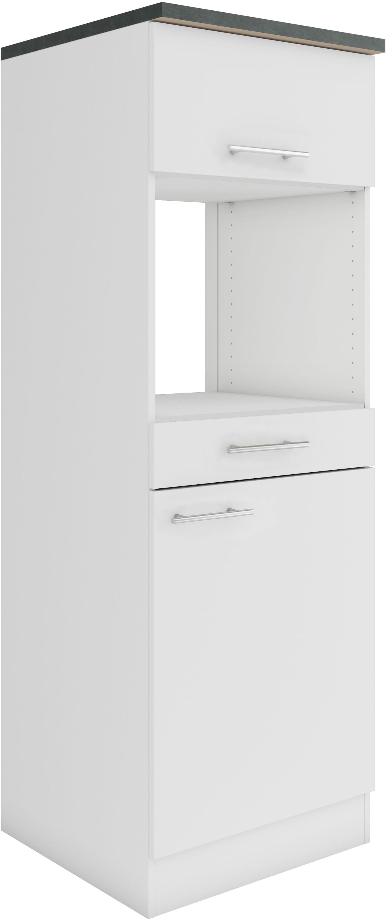 OPTIFIT Mikrowellenumbauschrank »Bella« Breite 60 cm, Nischenmasse B/T/H 56,7/55,5/44,8 cm