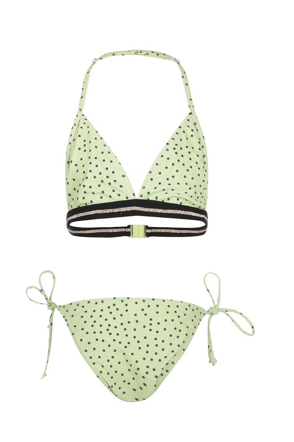 triangel bikini limegroen
