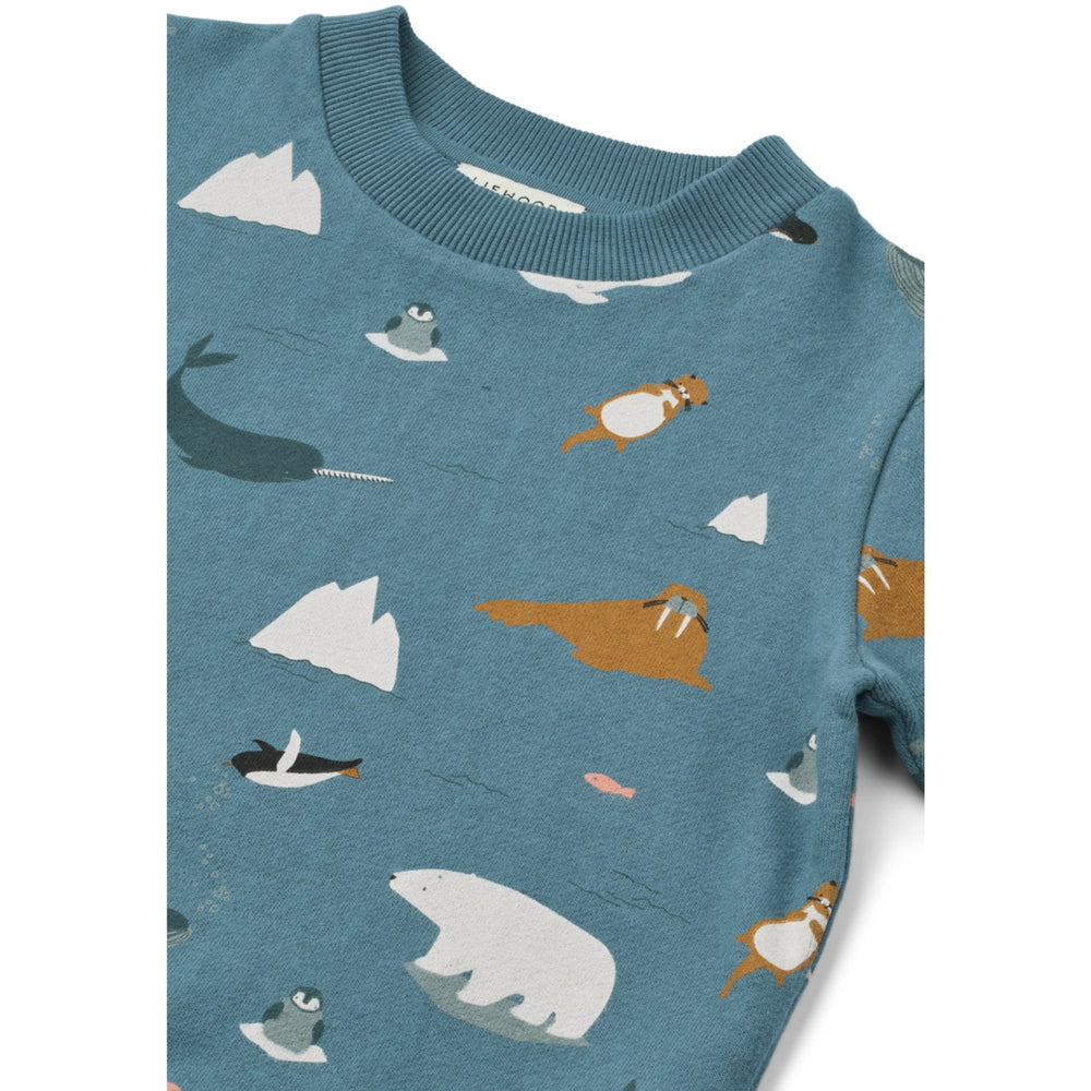 Køb LIEWOOD Arctic Sea / Ocean View Thora Printed Sweatshirt