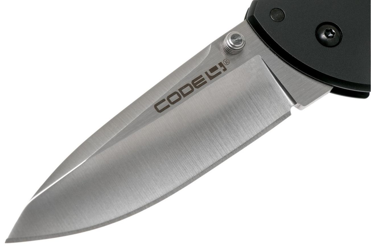 Cold Steel Code 4 Spear Point 58PAS Black CPM S35VN plain edge, zakmes