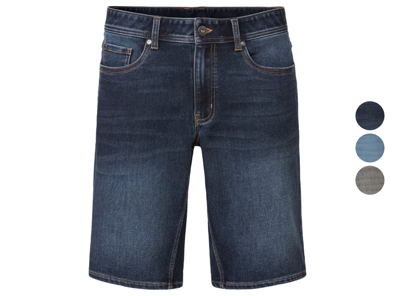 Heren sweatdenim korte broek