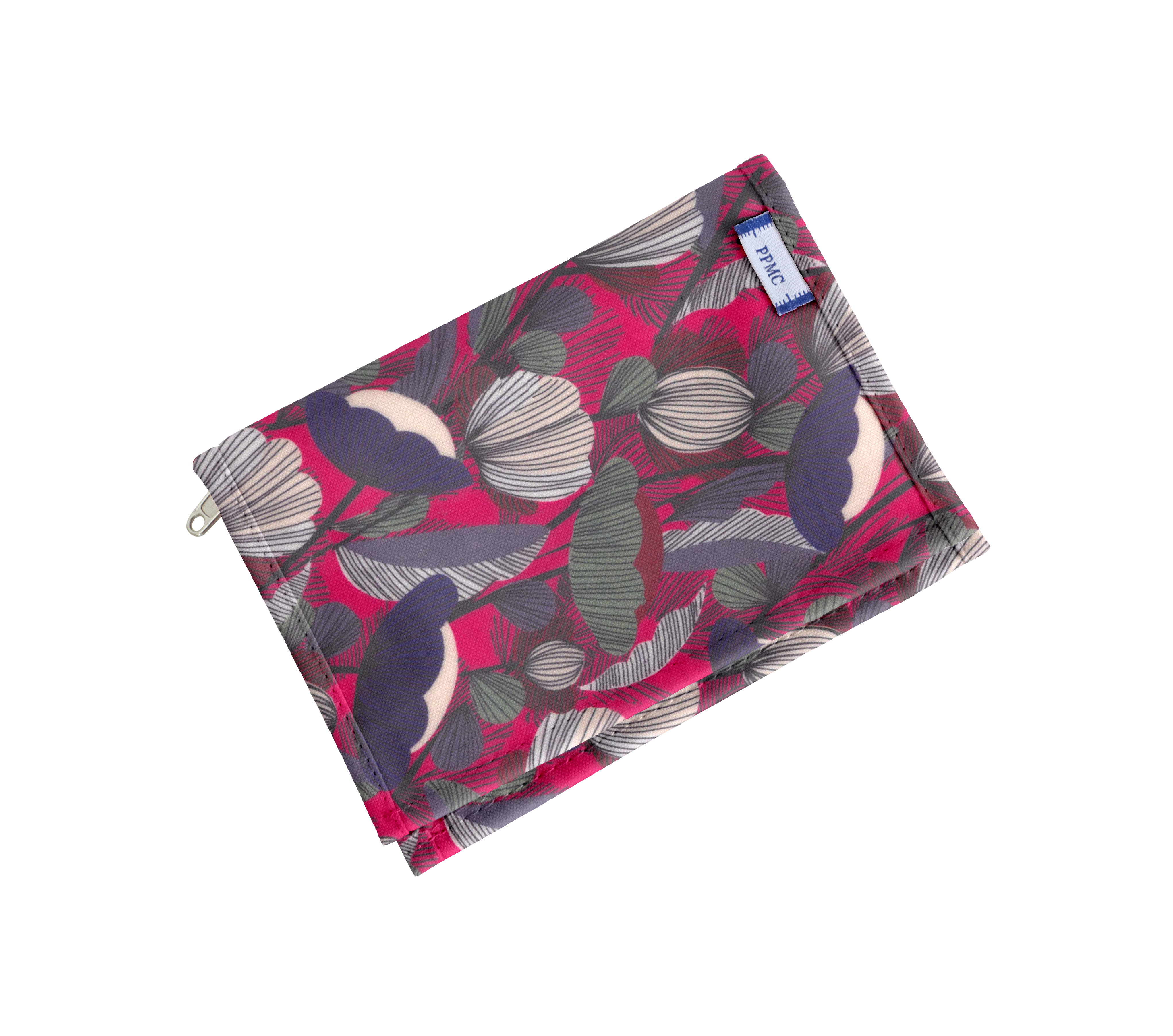Portefeuille Compact Pavot Fuchsia