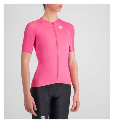 Maillot Manches Courtes Femme Sportful Matchy Rose