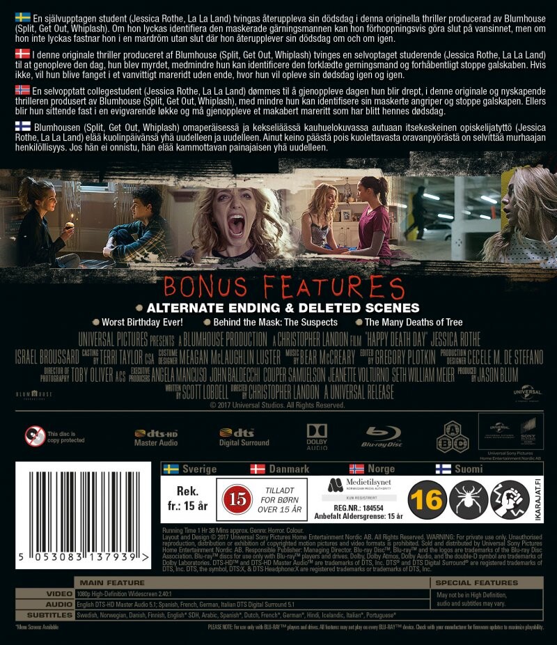 Happy Death Day - Blu-Ray