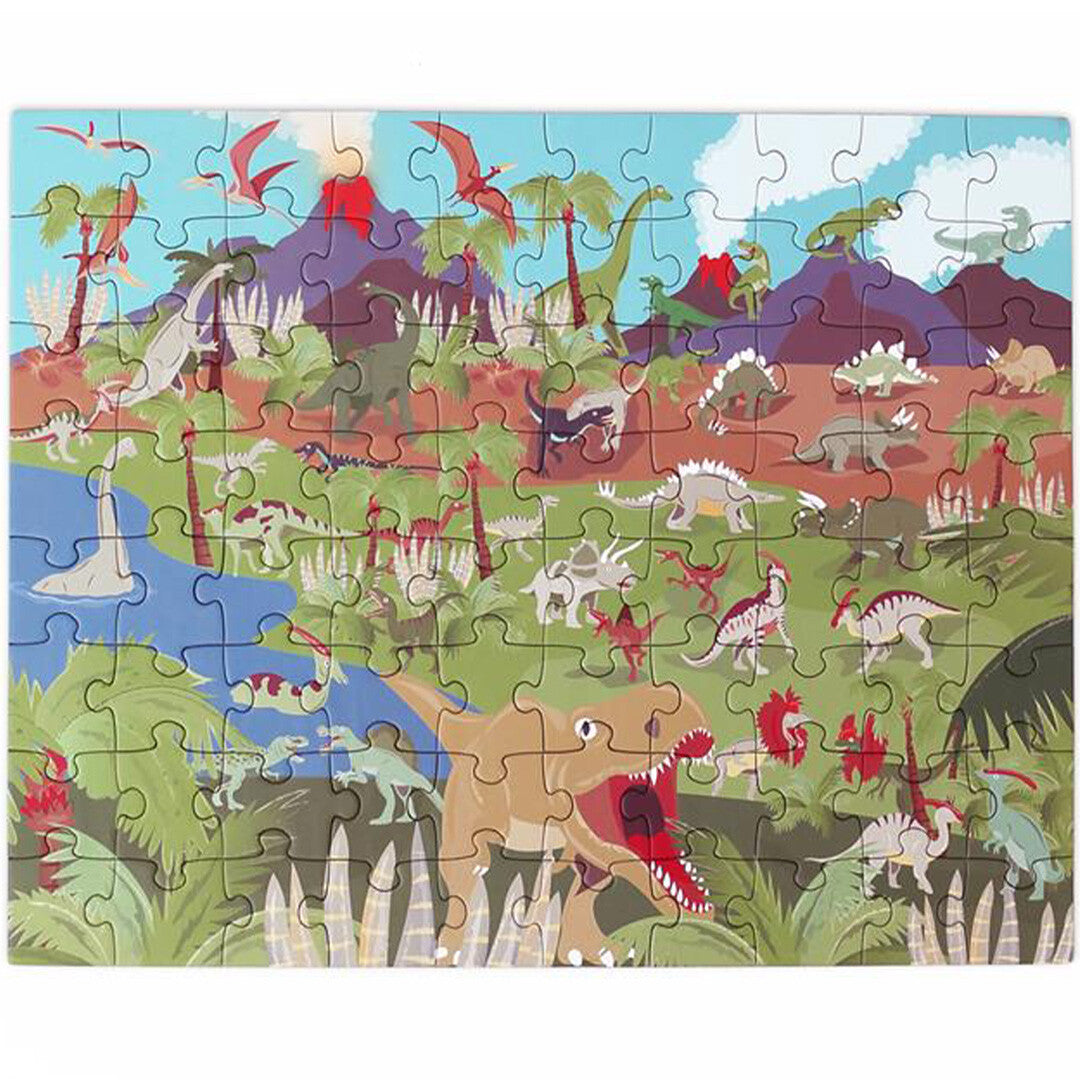 Scratch europe magnetische puzzelboek dino - 80st
