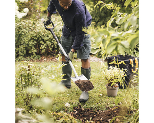 Fiskars Xact ronde telescopische spade
