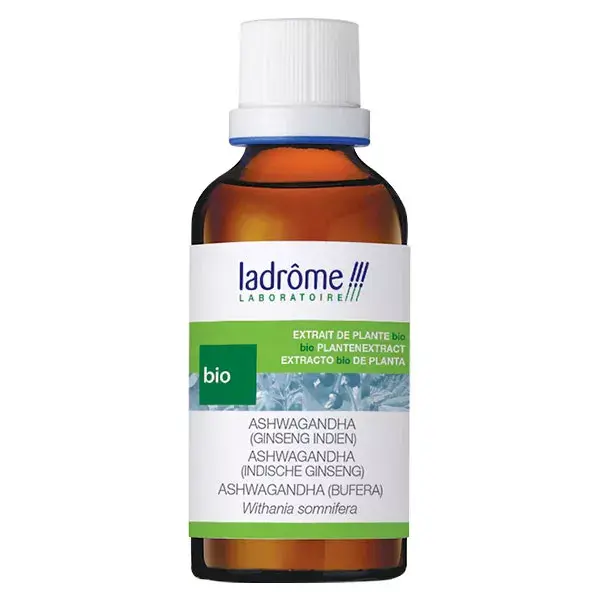 Extrato de Ashwagandha Orgânica Fresca Ladrome 50ml