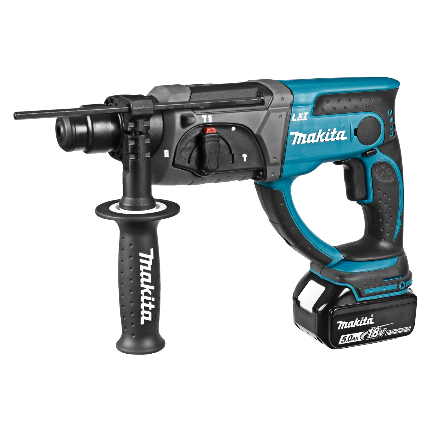 Makita DHR202RTJ 18V Li-Ion Accu SDS-plus combihamer set (2x 5.0Ah accu) in Mbox - 2J