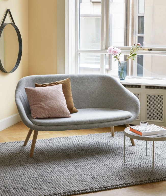 Hay Peas vloerkleed 200x300 soft grey