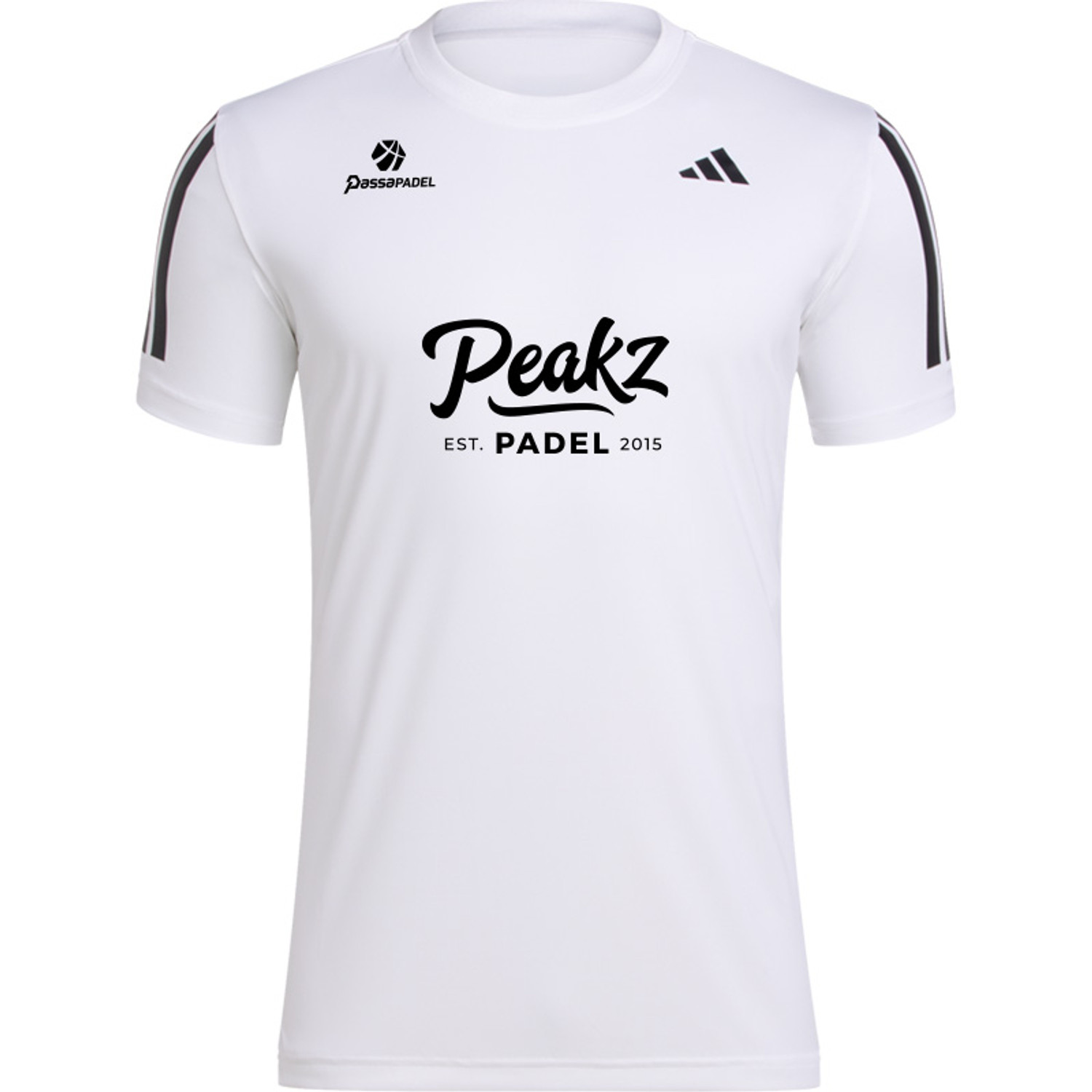 adidas Club 3 Stripes Tee Peakz Padel