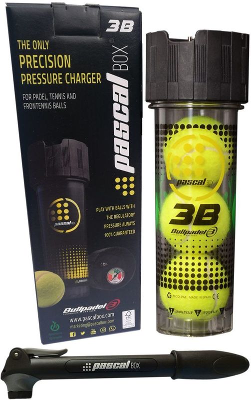 Bullpadel Pascal Box 3B Drukhouder voor Padelballen
