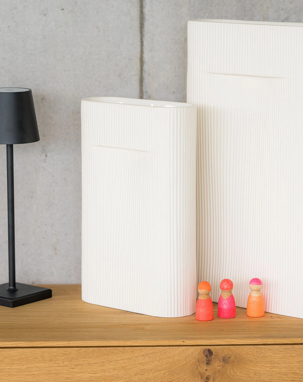 Holzfiguren-Set NEONFREUNDE 3-teilig in pink