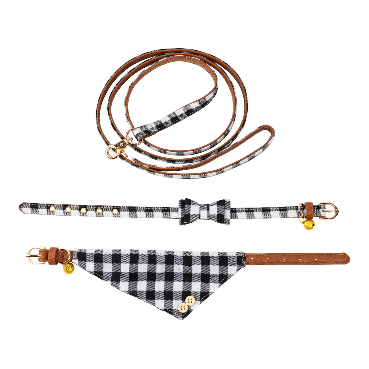 viva domo - Hunde-Fashion-Set „Karo“, 3-teilig