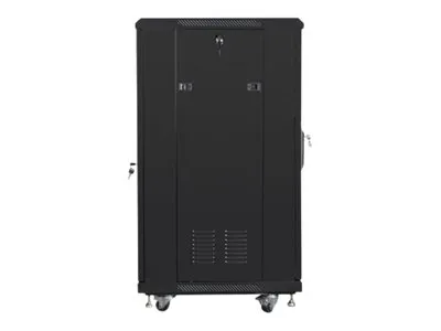 Lanberg - Rack kabinet - sort, RAL 9004 - 22U - 19