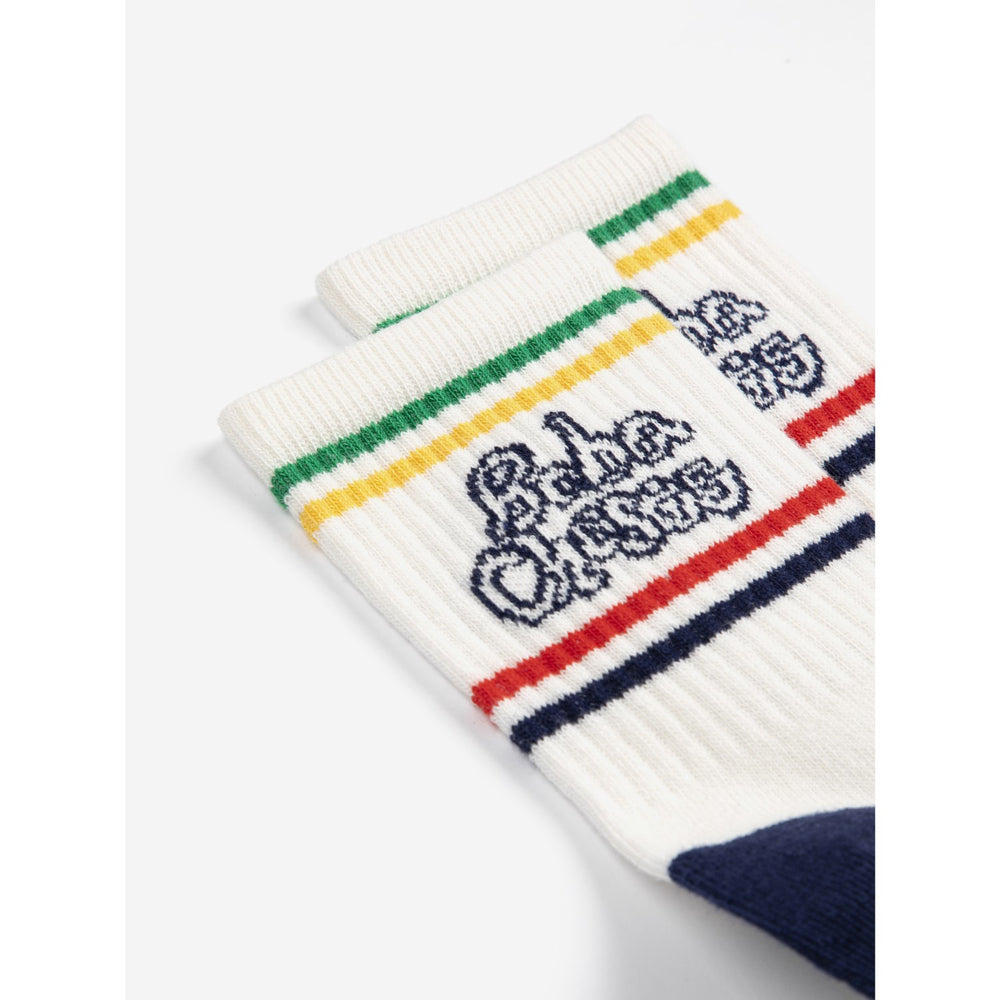 Køb Bobo Choses Offwhite Bobo Choses By Hand Kort Strømper
