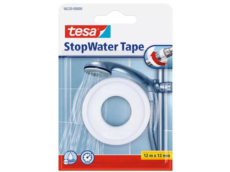 tesa Reparaturband – Set Stop Water Tape, 3er Pack Stop Water Band für wasserfestes Abdichten