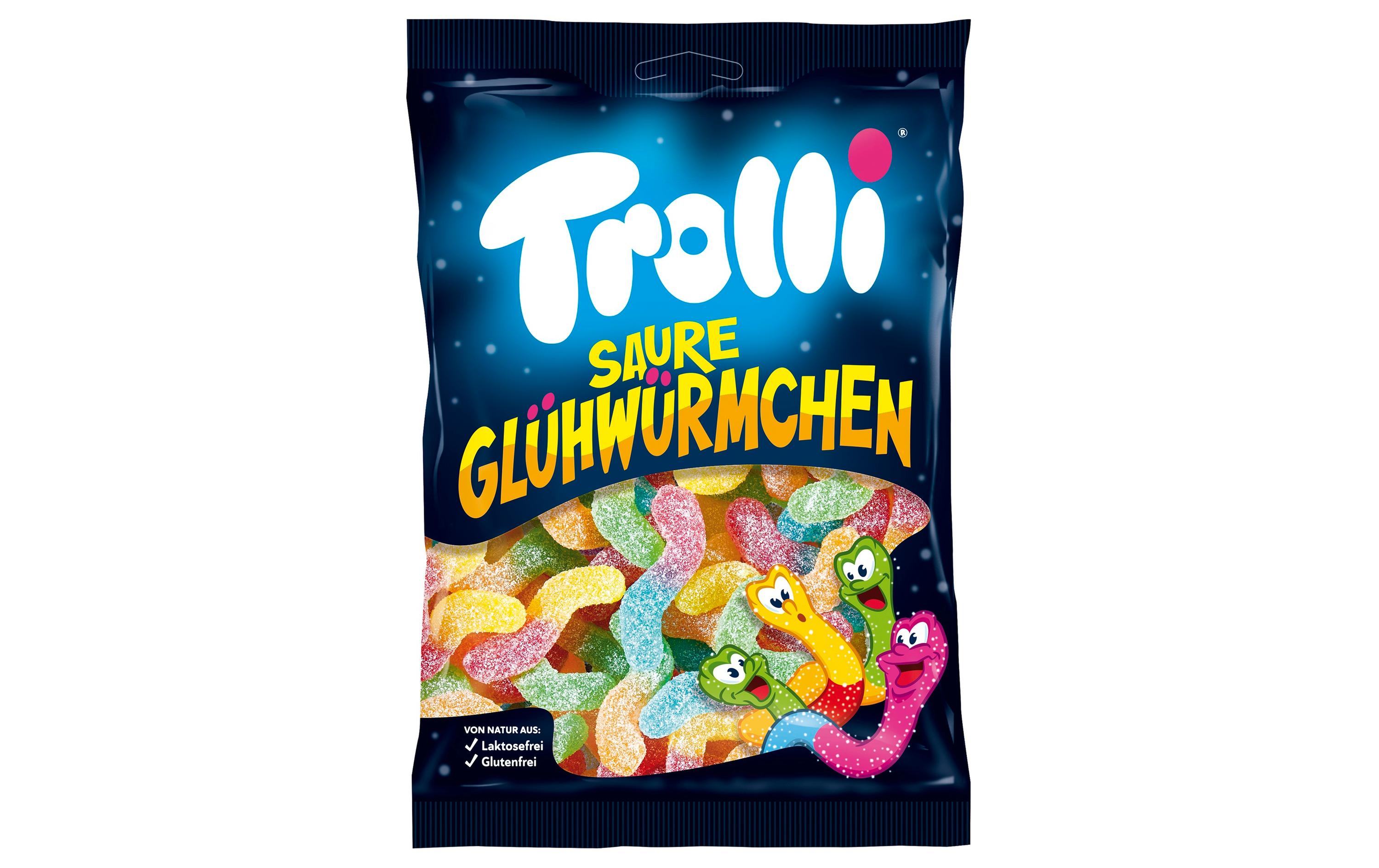 Gummibonbons Saure Glühwürmchen 200 gExtrasaure Kaubonbons
