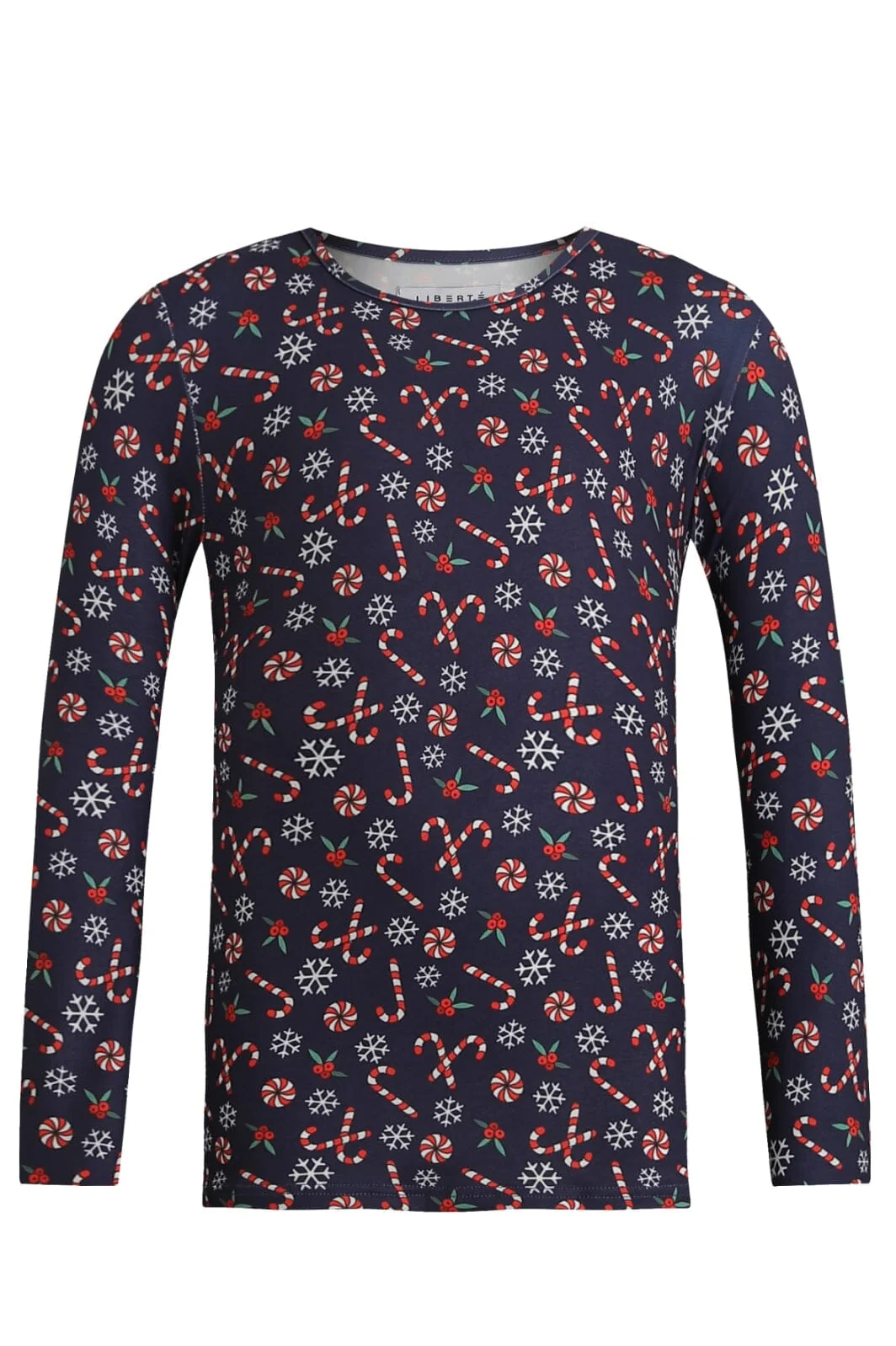 Liberte Ami Alma-Ls-Tshirt-Kids 9659 candycane navy
