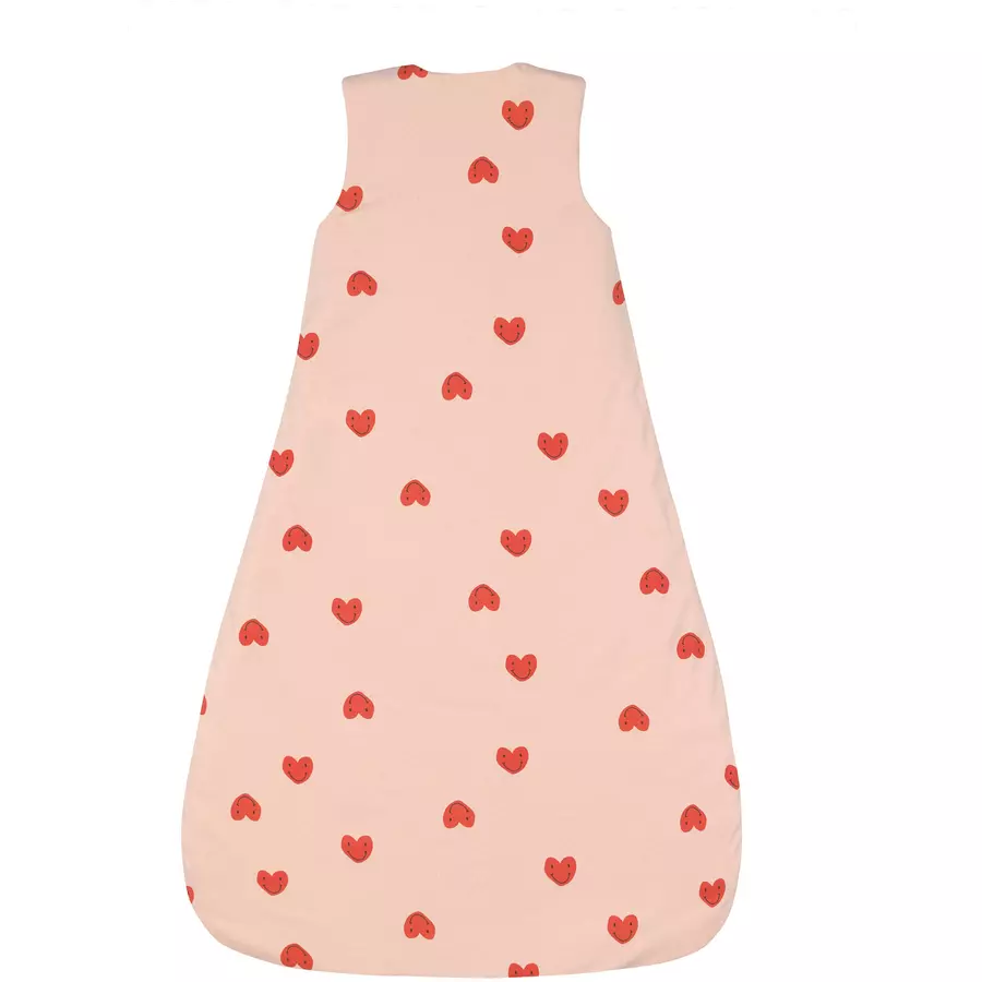 LÄSSIG Babyschlafsack Herz rosa