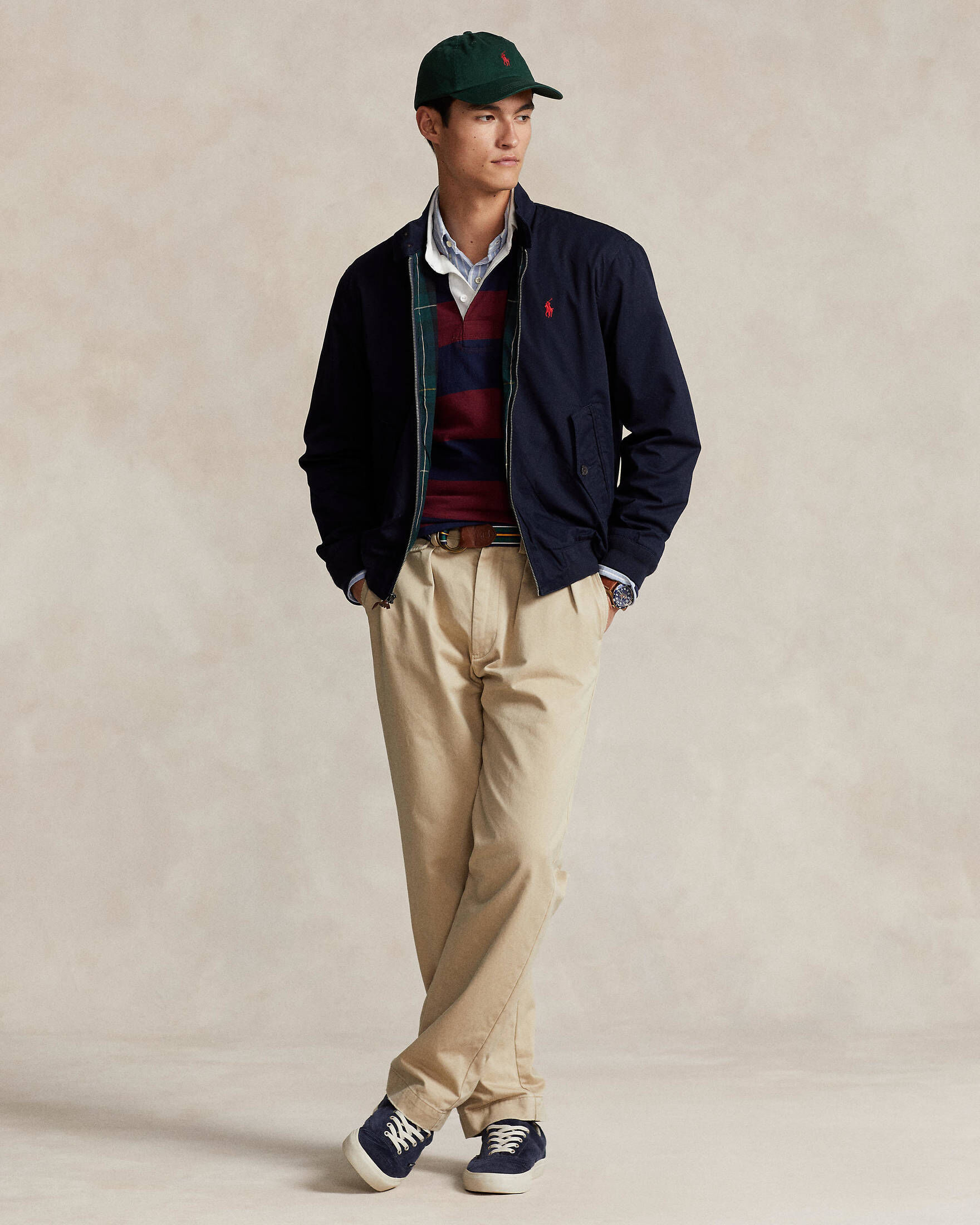 Polo Ralph Lauren| Herren Jacke aus Baumwoll-Twill