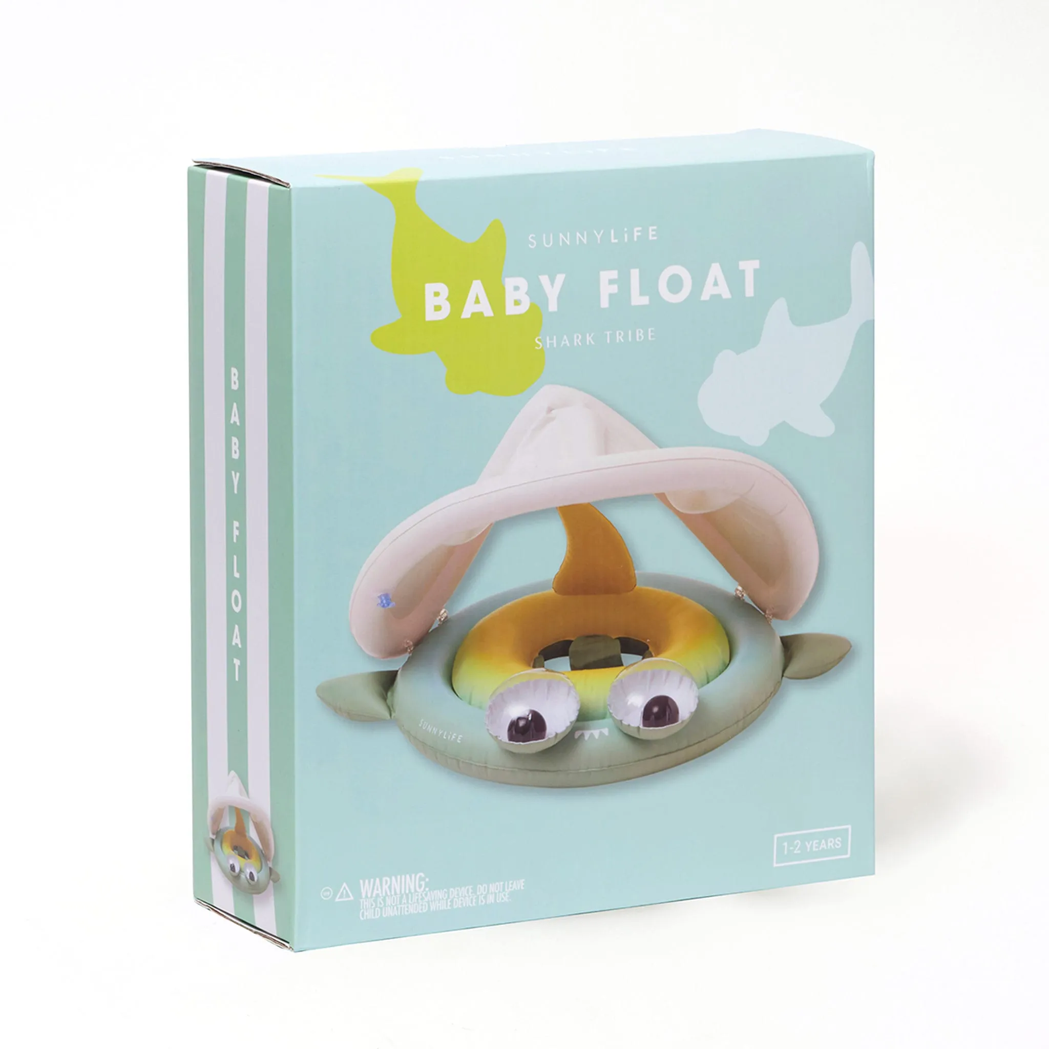 Sunny Life Flotteur avec Toit - Requin Kaki