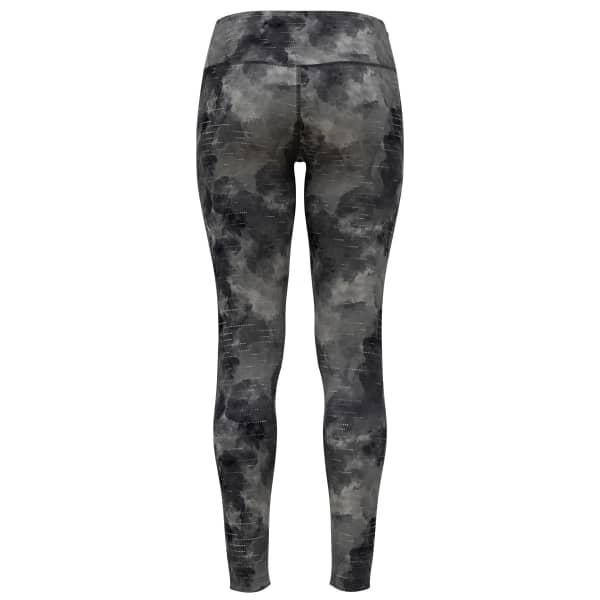 Collant running ODLO TIGHTS ZEROWEIGHT PRINT REFLECTIVE BLACK