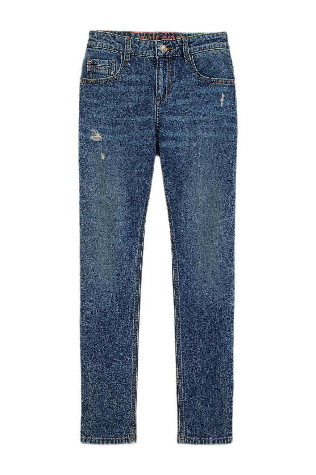 WE Fashion tapered fit jeans dark used denim