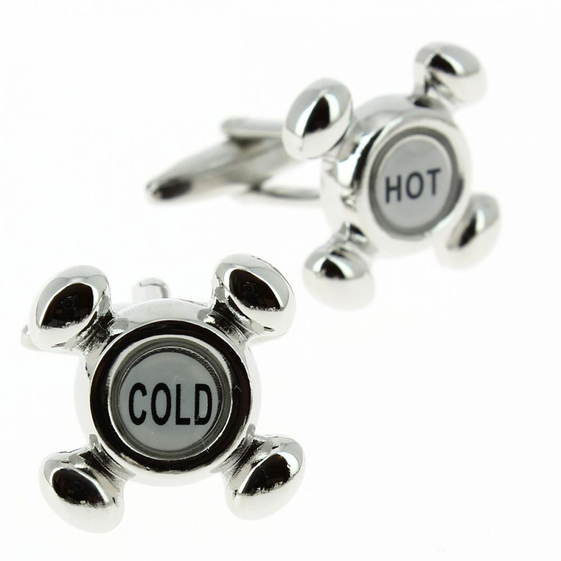 Boutons de manchette, Robinet Hot et Cold